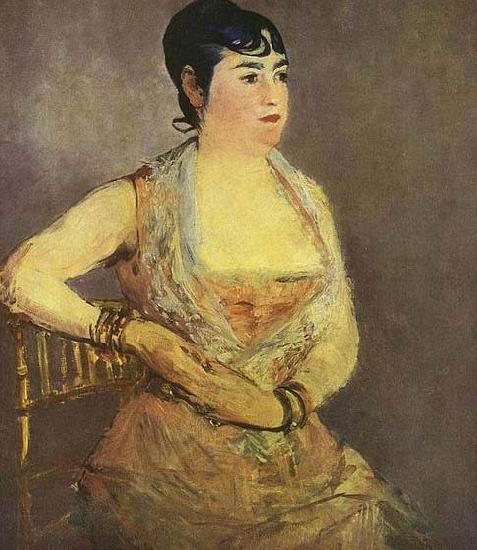 Edouard Manet La dame en rose, Mme Martin oil painting image